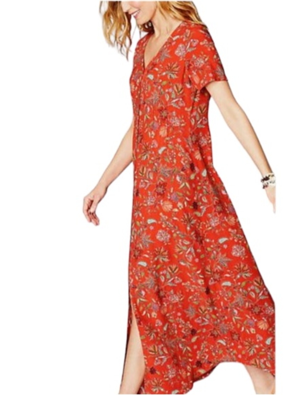 J. Jill Orange Dress Wear to Work Wear to Weekend 3x Plus Size
